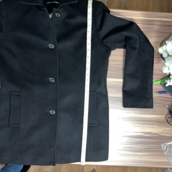 Ralph Lauren black wool pea coat - Picture 7 of 8